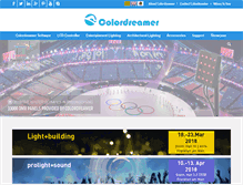 Tablet Screenshot of colordreamer.com